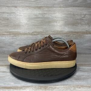 Frye Men’s Walker Brown Leather Low Top Sneakers Size 9